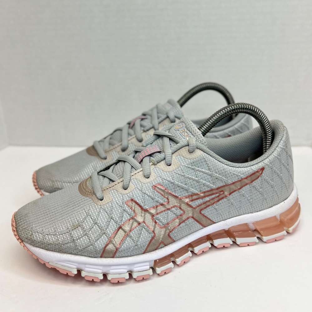 Asics Gel-Quantum 90 Women's Running Shoes Sz 8 1012A213 Grey/Pink Superb!